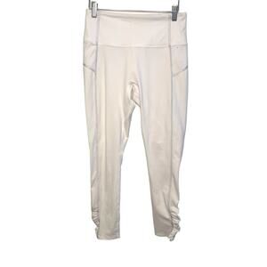 Free People Movement Leggings High-Rise 7/8 You're A Peach White Medium